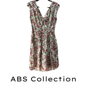 ABS COLLECTION GARDEN PRINT FLORAL DRESS